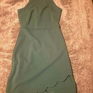 Hunter Green dress cocktail
